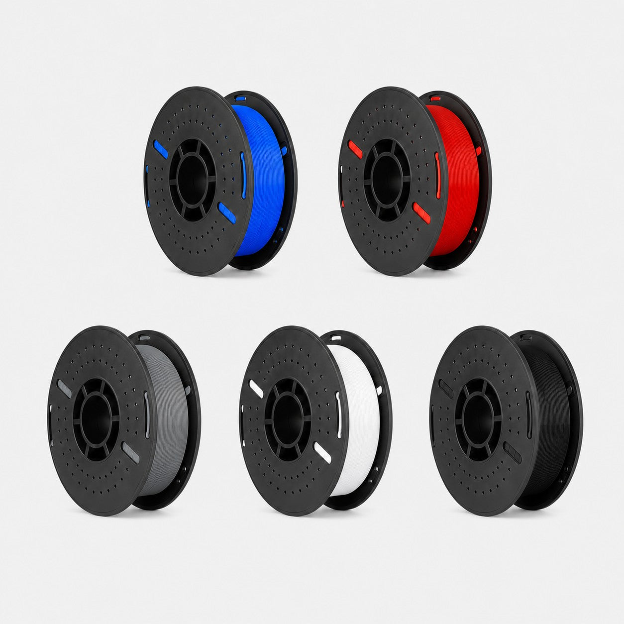 PLA 5-Color Bundle - Plastic 5KG